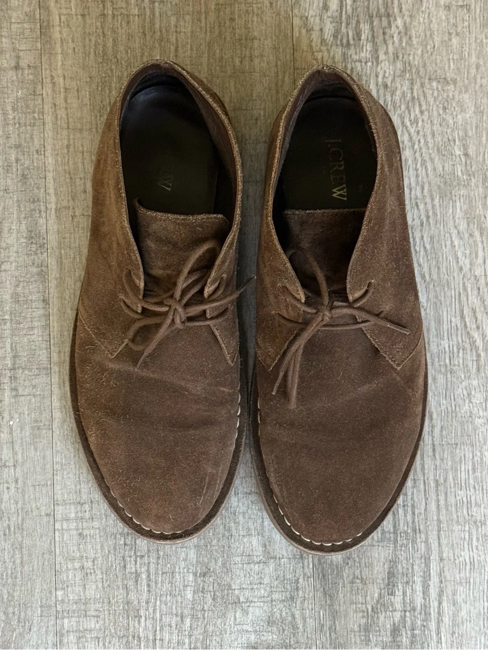 Men's Brown Suede Chukka Boots - Classic Lace-Up